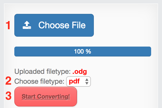 How to convert ODG files online to PDF